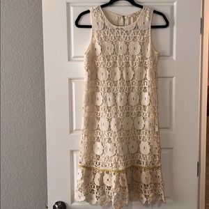 Flower eyelet dress